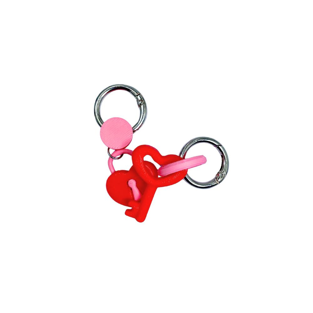 Holding Heart & Key couple - Mandala Cases