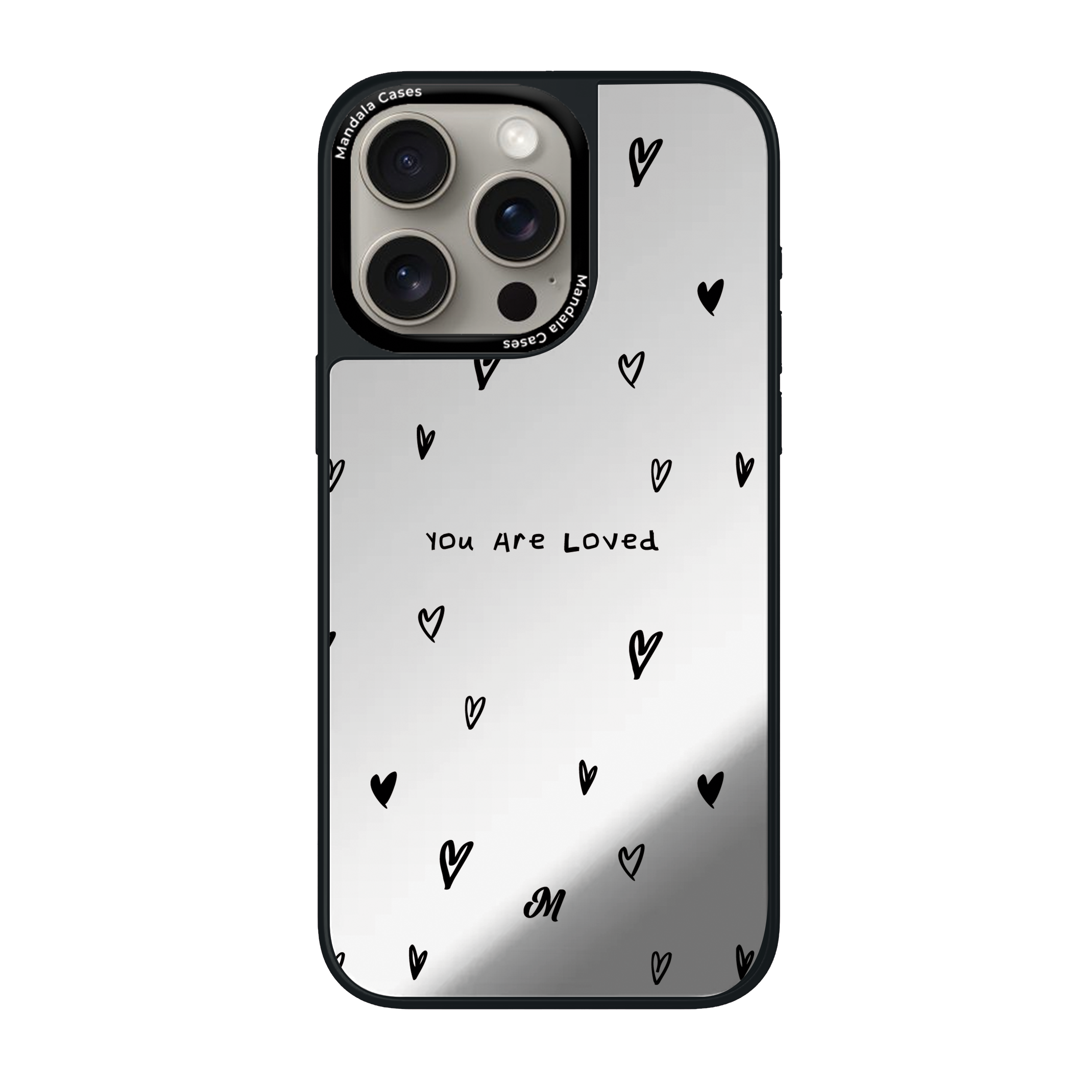 Mirror Case You are loved iPhone - Mandala Cases