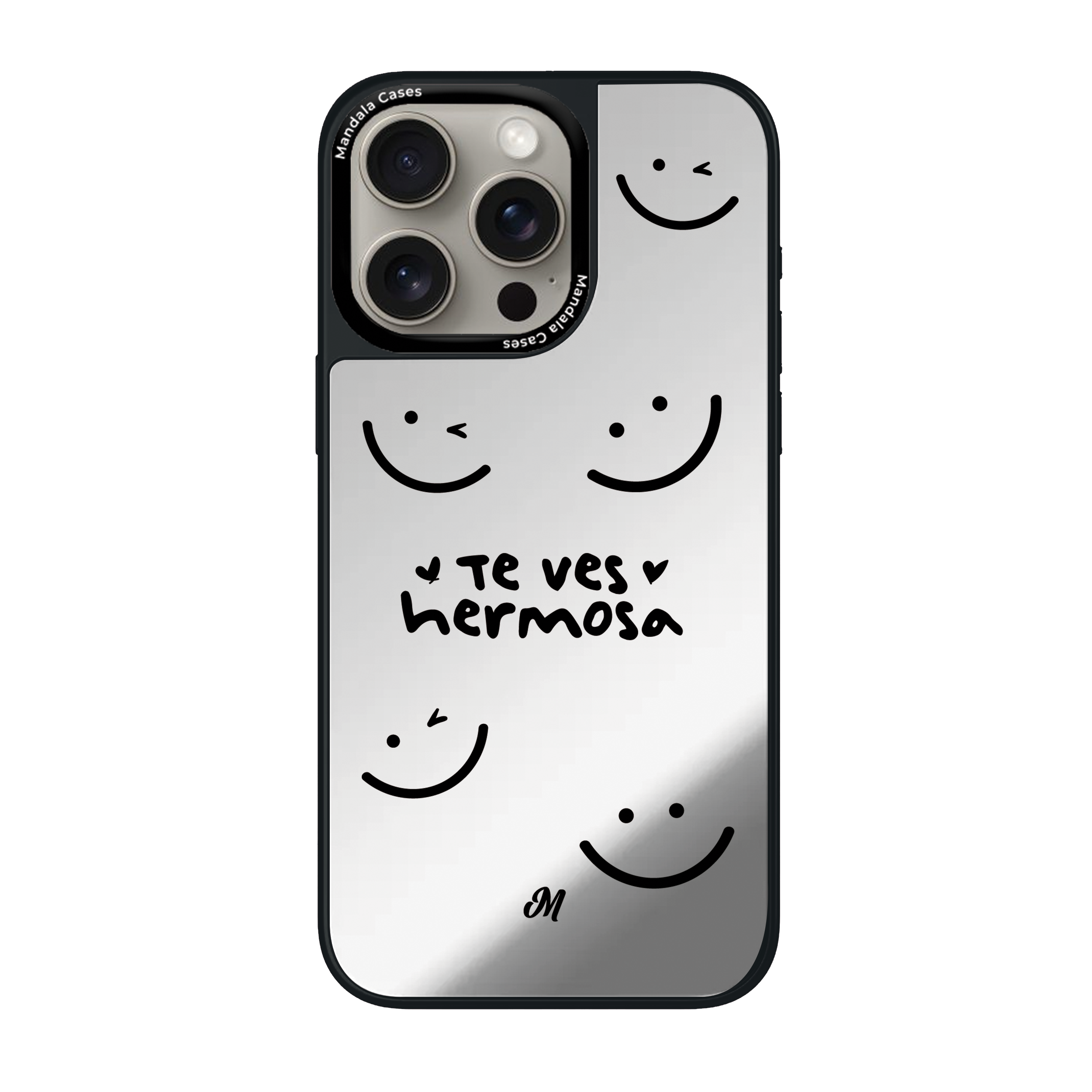 Mirror Case Te ves hermosa iPhone - Mandala Cases