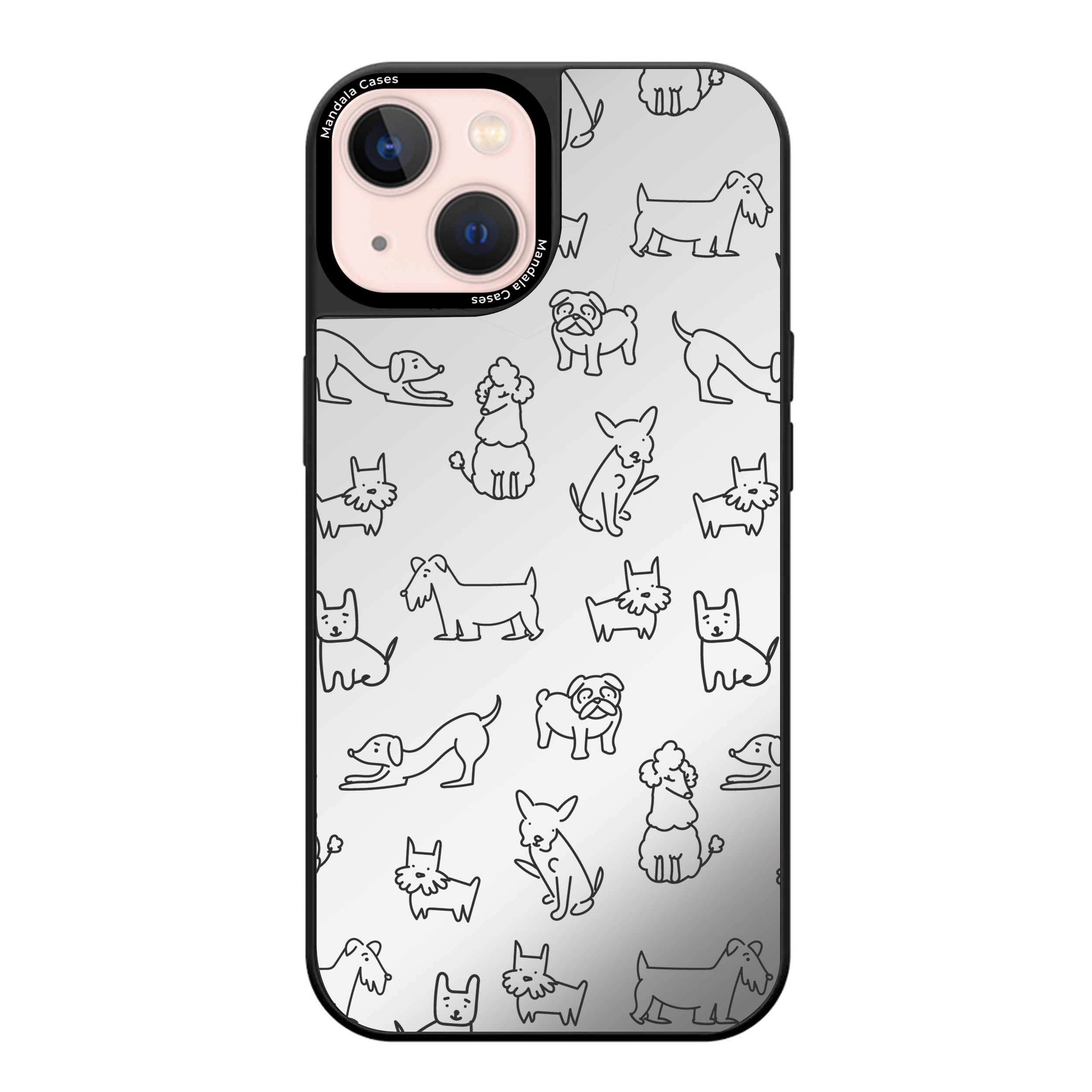 Mirror Case Perros Adorables iPhone - Mandala Cases