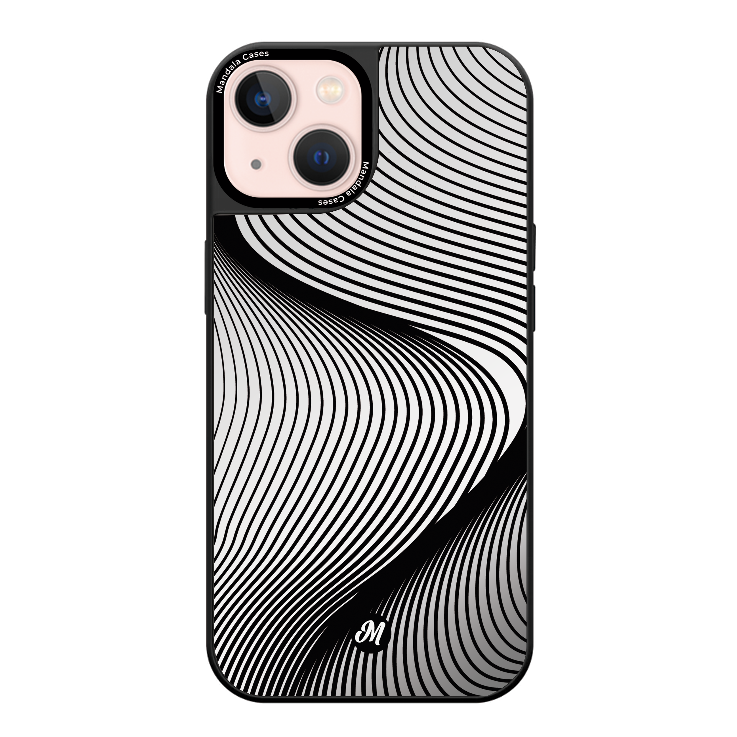 Mirror Case Abstract waves iPhone - Mandala Cases