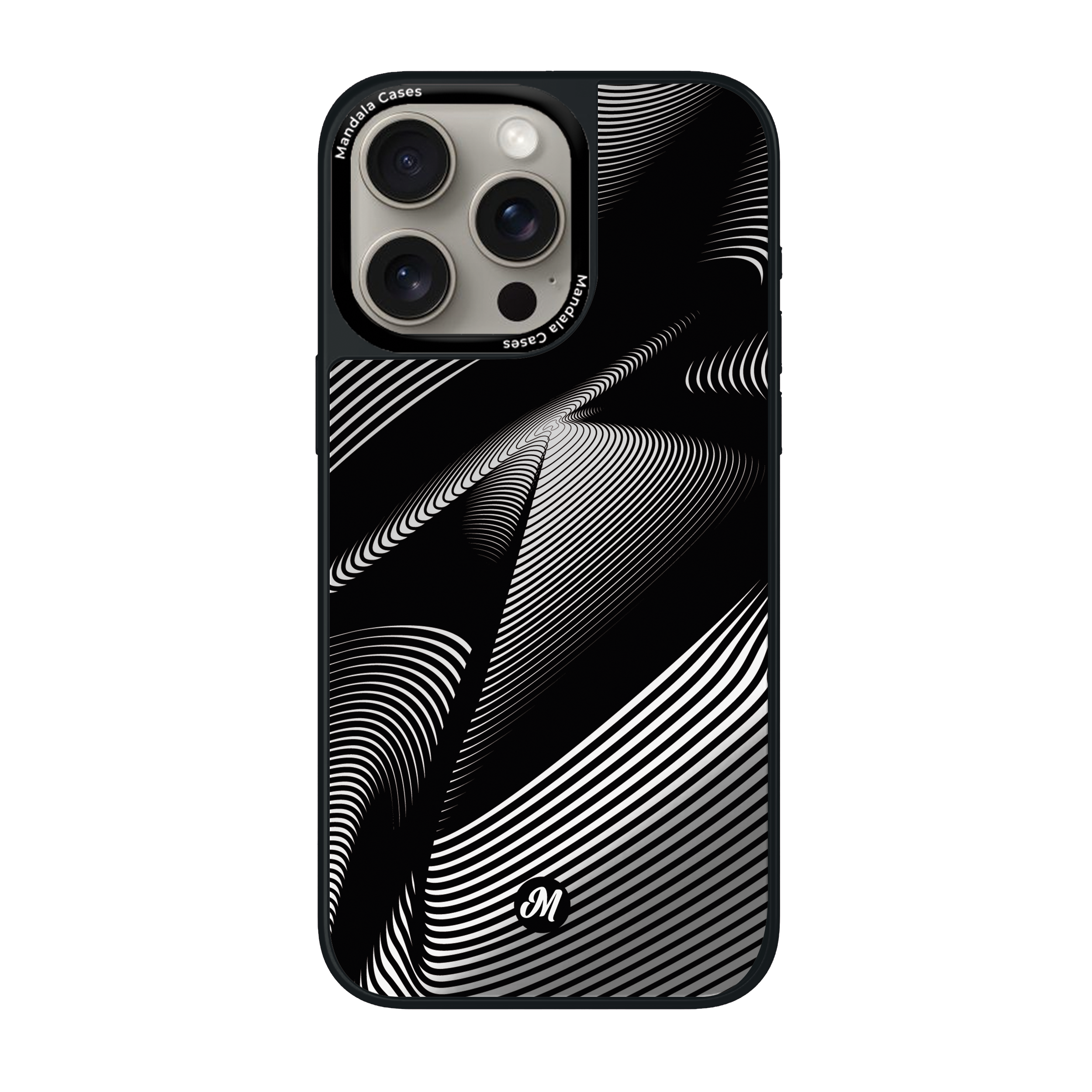 Mirror Case Abstract lines iPhone - Mandala Cases