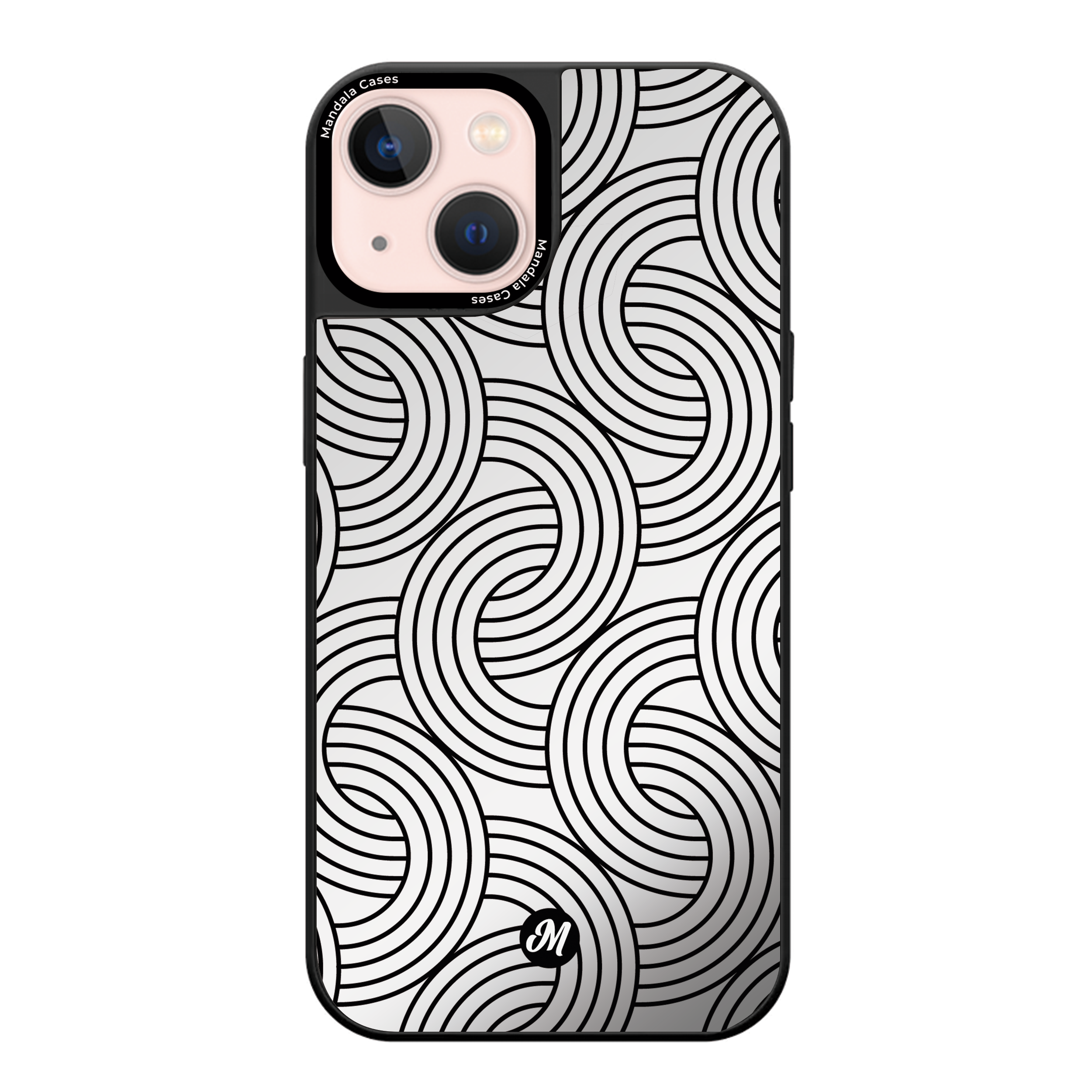Mirror Case Elegant Outlines iPhone - Mandala Cases