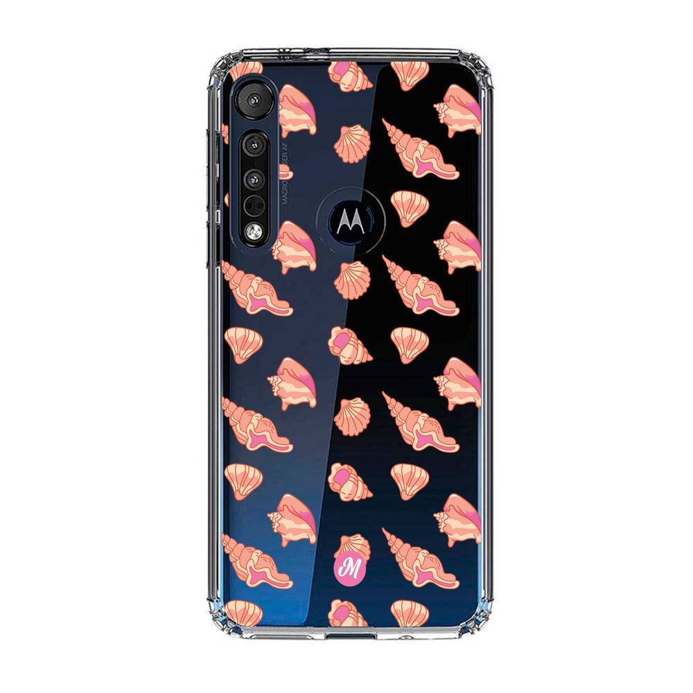 Cases para Motorola G8 play Caracol marino - Mandala Cases