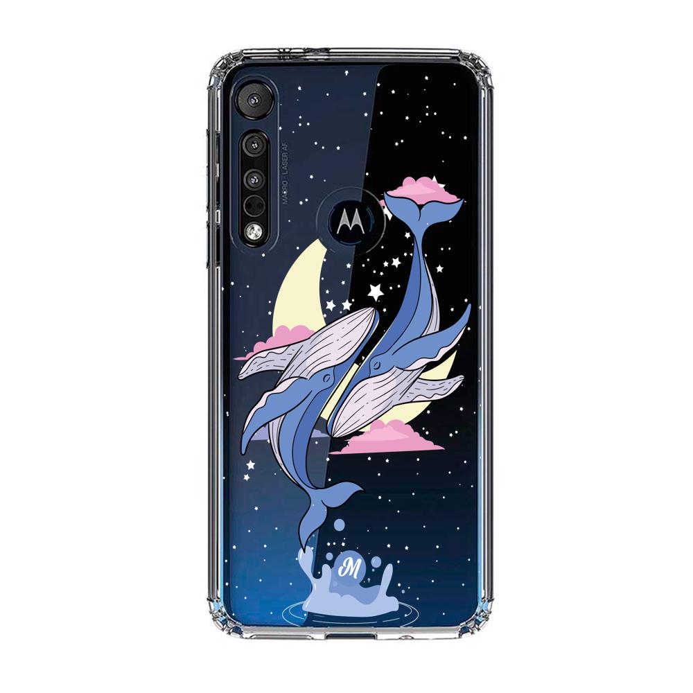 Cases para Motorola G8 play Amor de ballenas - Mandala Cases