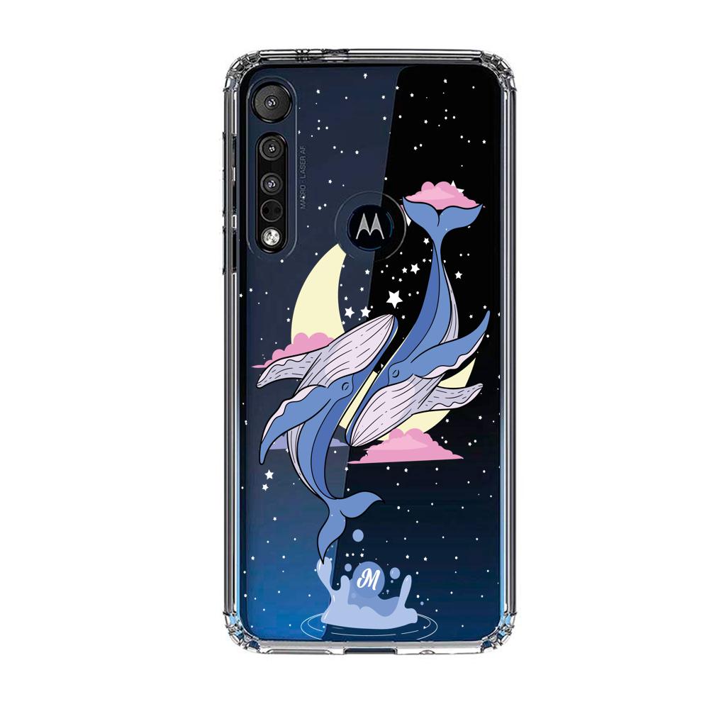Cases para Motorola G8 plus Amor de ballenas - Mandala Cases