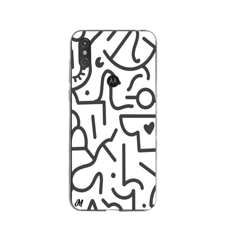 Case para Moto One Arte abstracto - Mandala Cases