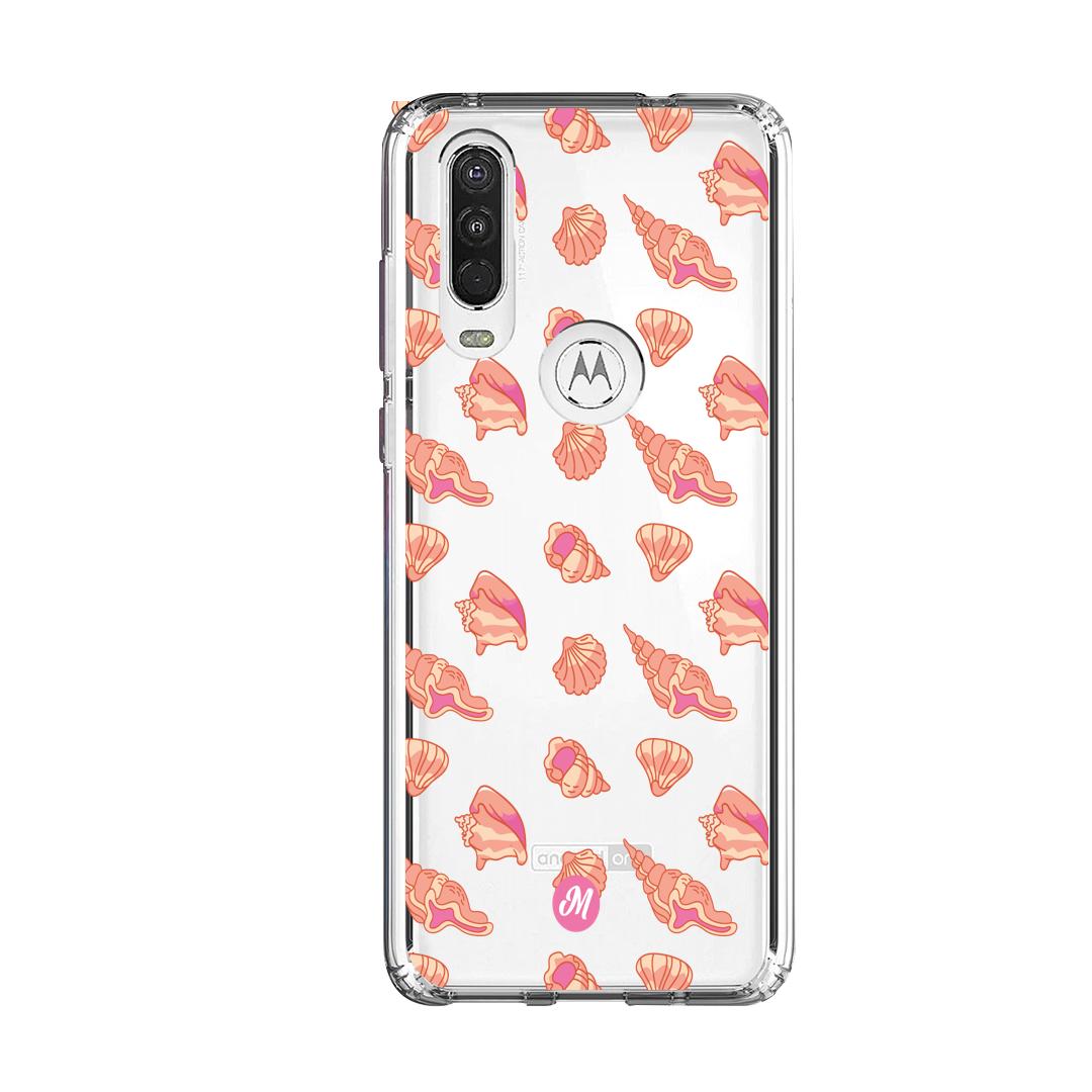 Cases para Motorola One Action Caracol marino - Mandala Cases