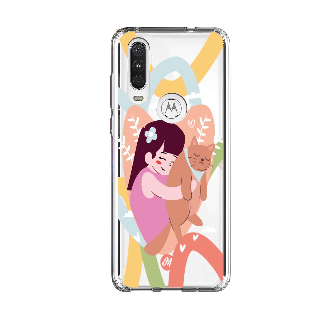 Cases para Motorola One Action Ronroneos de Amor - Mandala Cases