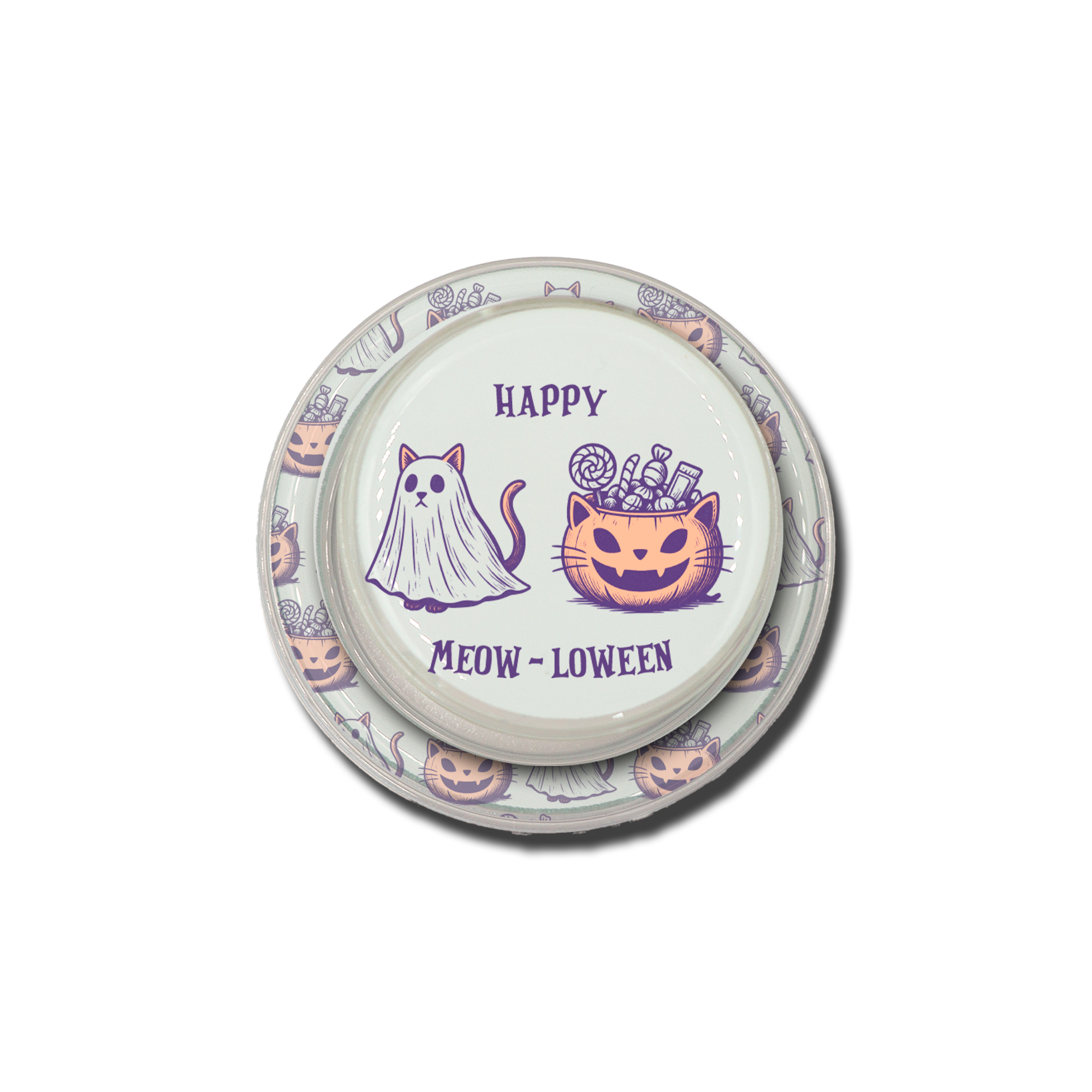 Phone Holder  MagSafe Meow-loween - Mandala Cases