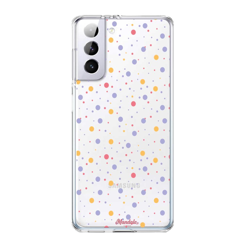 Funda de Puntos Coloridos Samsung