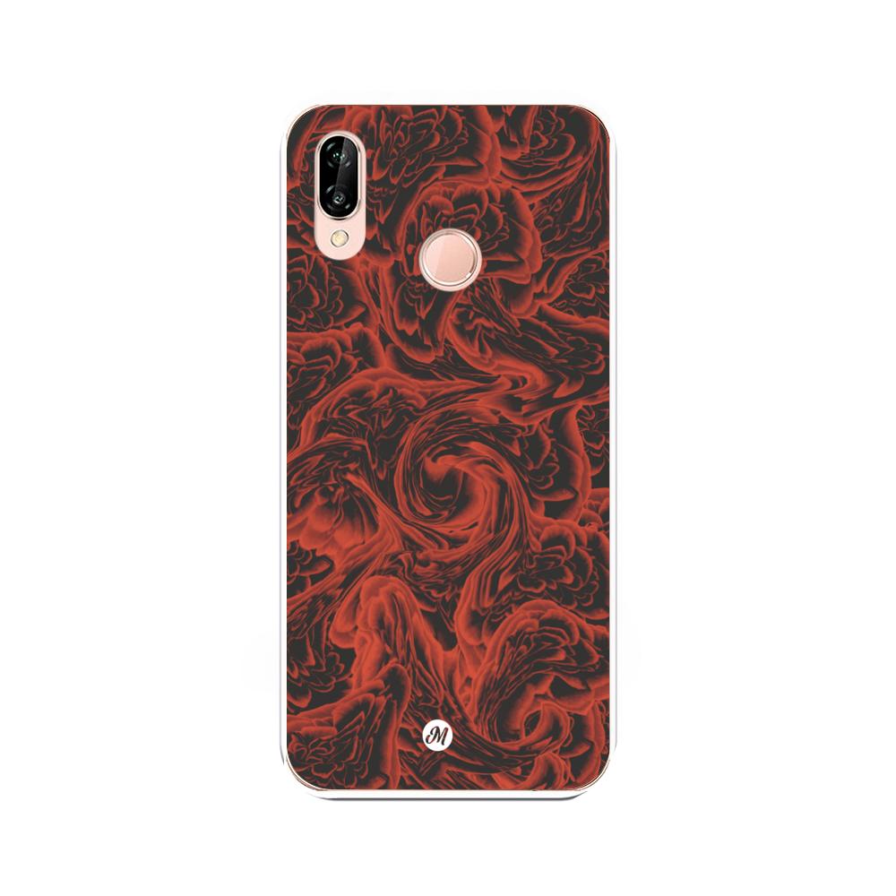 Cases para Huawei P20 Lite RED ROSES - Mandala Cases