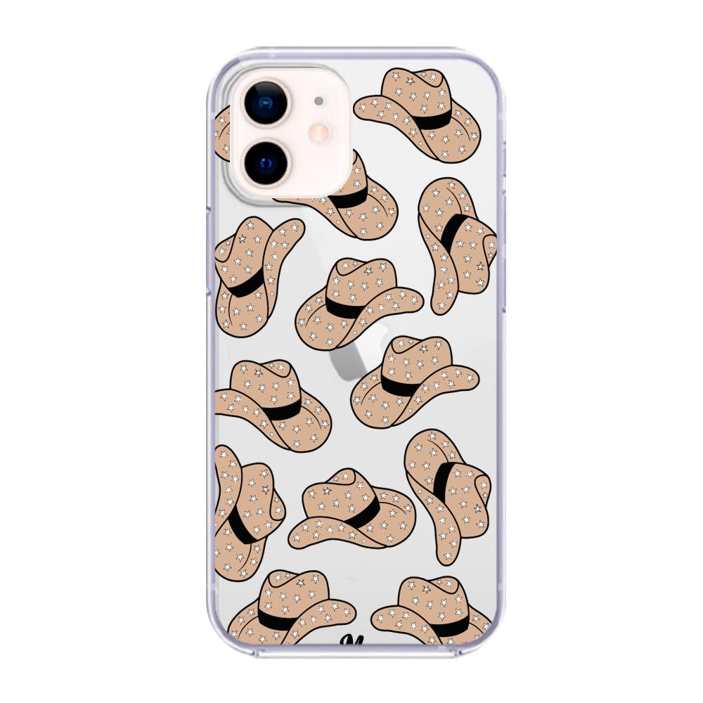 Funda sombrero vaquera café iphone