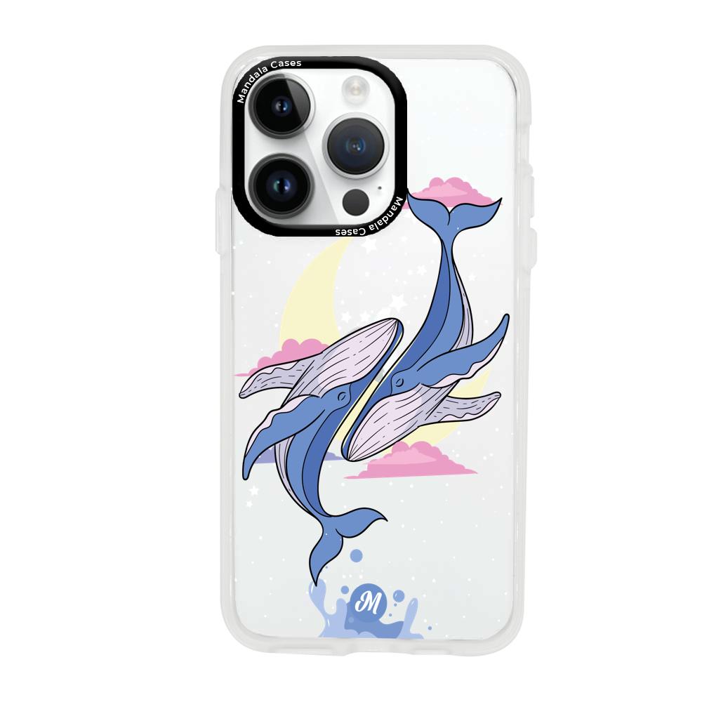 Cases para iphone 14 pro max Amor de ballenas - Mandala Cases