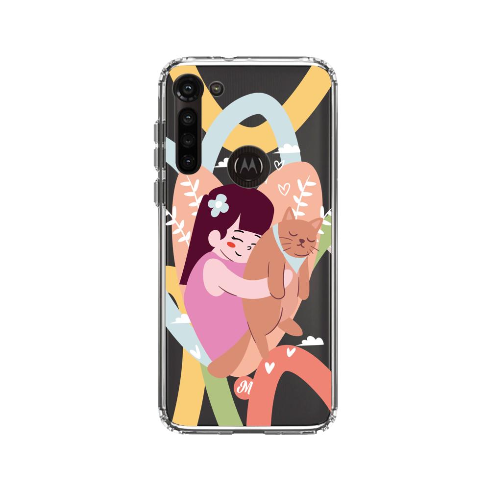 Cases para Motorola G8 power Ronroneos de Amor - Mandala Cases