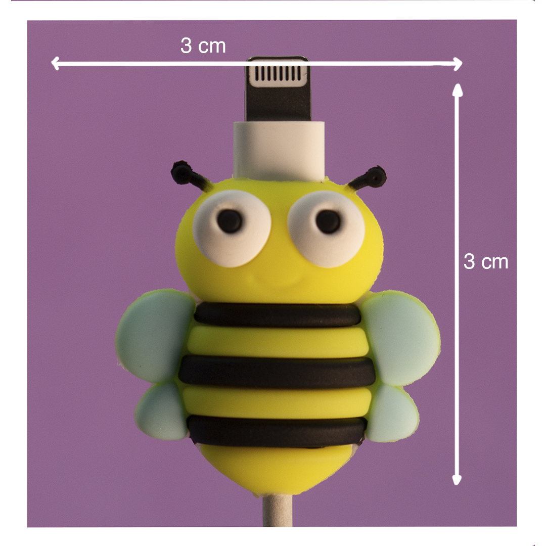 Abeja Protector de Cable - Mandala Cases