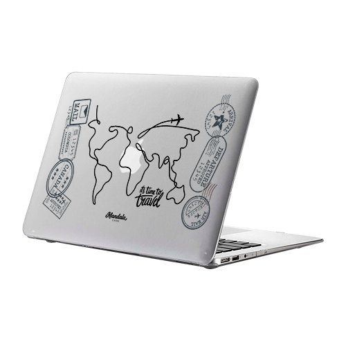 Time to Travel MacBook Case - Mandala Cases