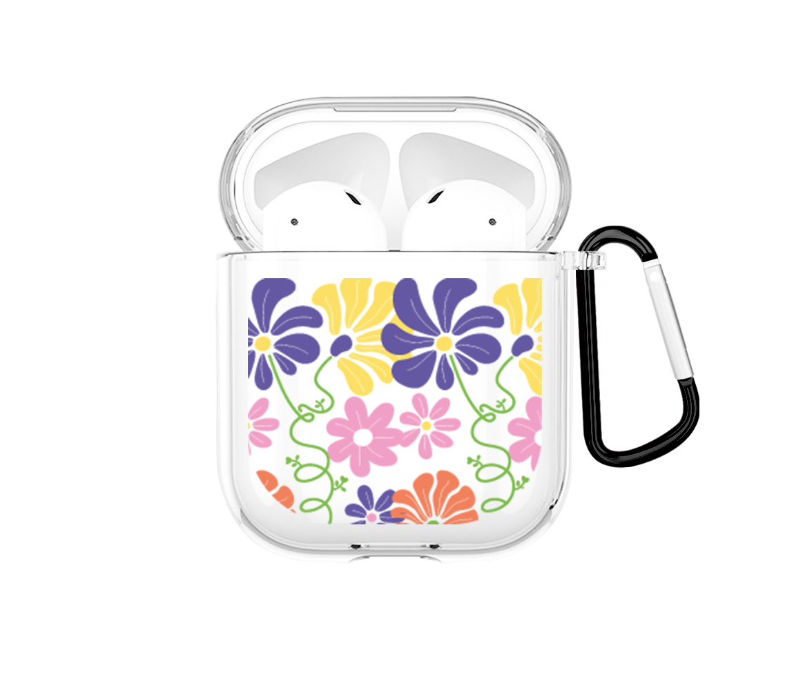 Flores abstractas Airpods case - Mandala Cases