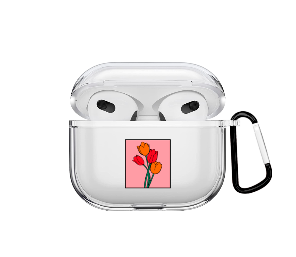 Tulipanes de amor Airpods case - Mandala Cases