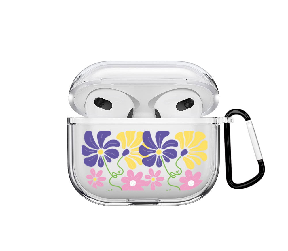 Flores abstractas Airpods case - Mandala Cases