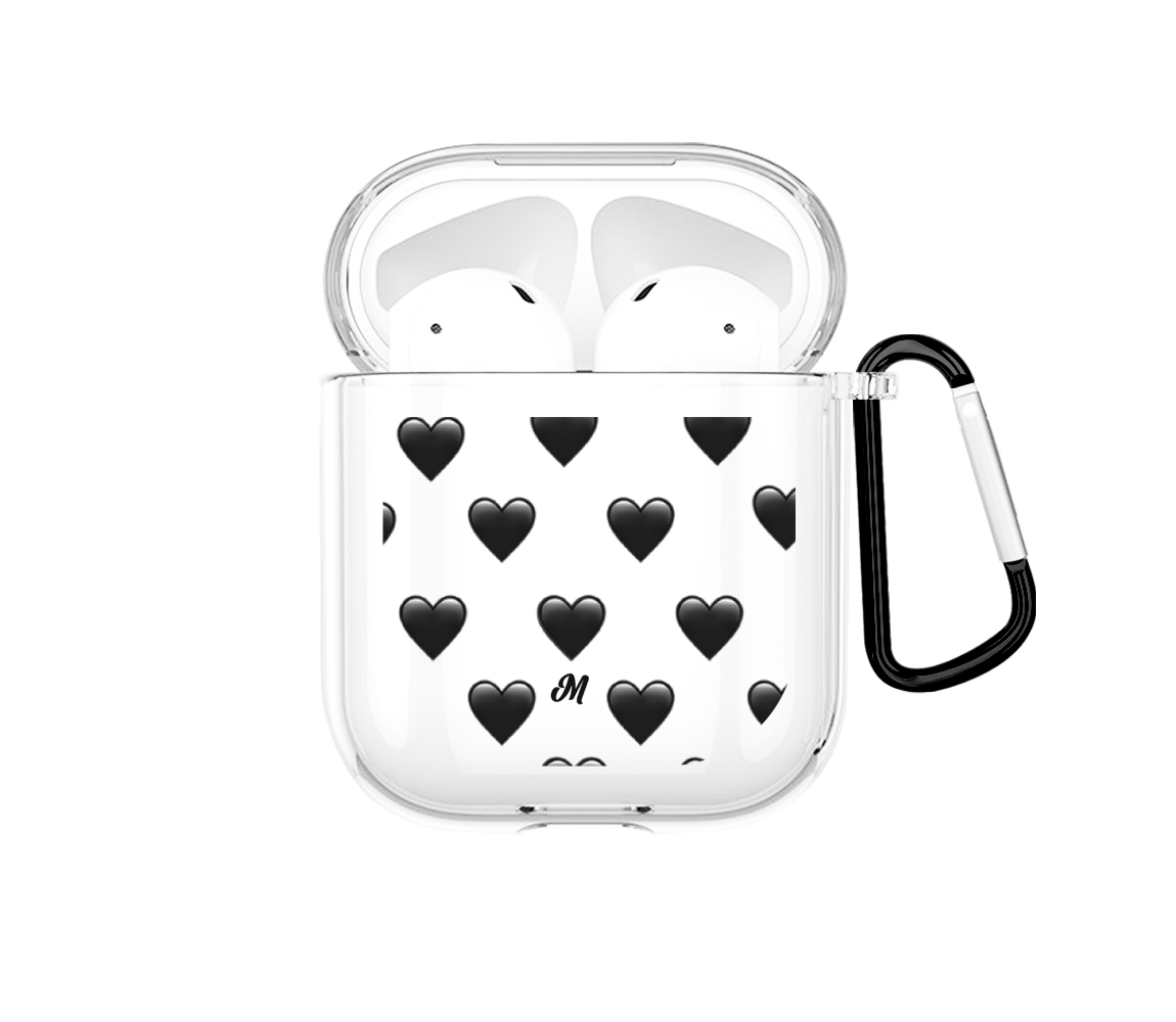 Corazón Negro Airpods case - Mandala Cases