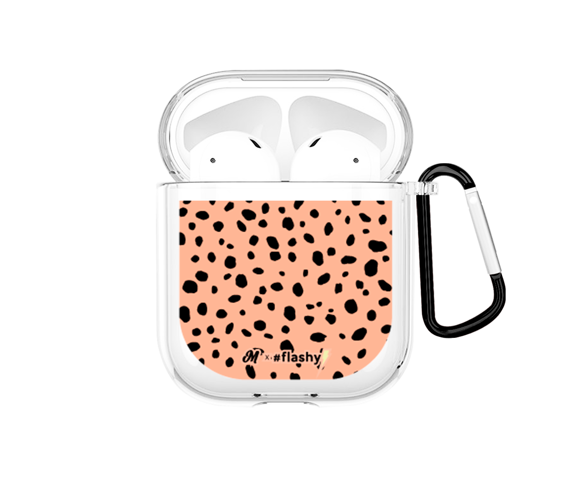 Animal Print Leopardo Rosado AirPods Case - Mandala Cases