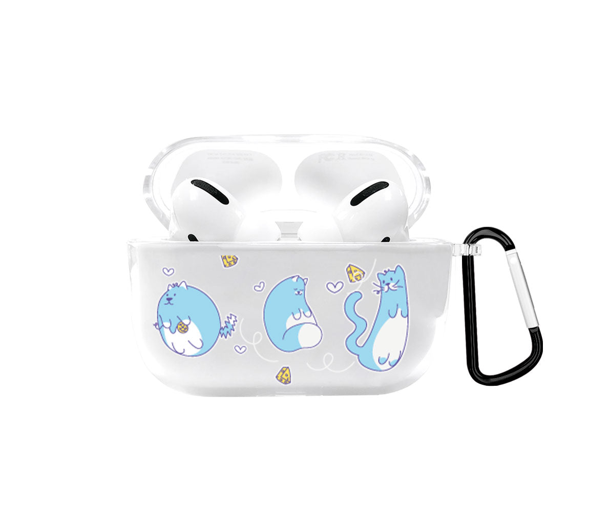 Gatos azules Airpods case - Mandala Cases