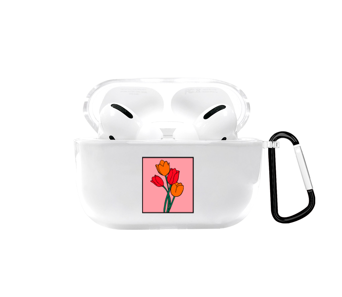 Tulipanes de amor Airpods case - Mandala Cases