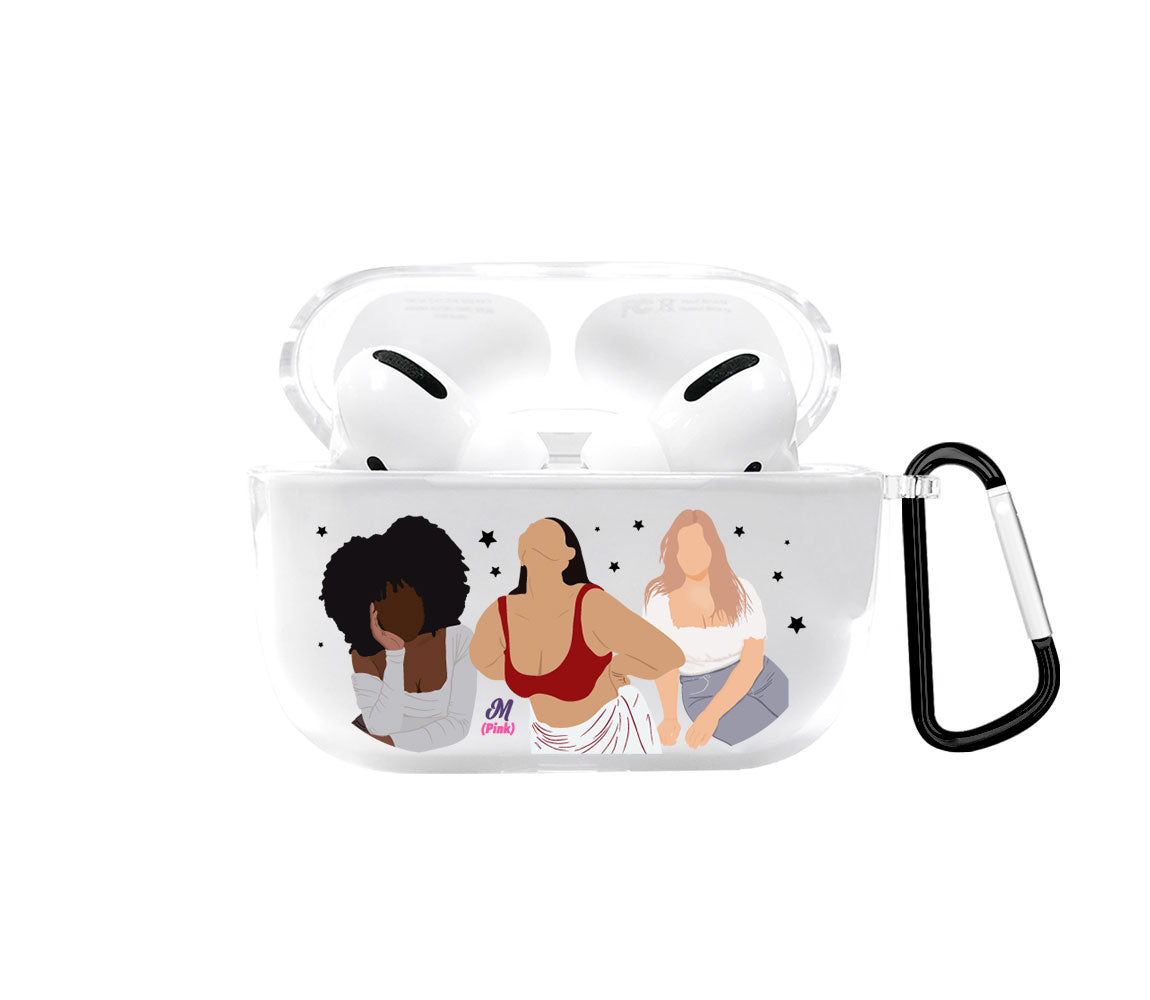 Women Support Airpods case - Mandala Cases