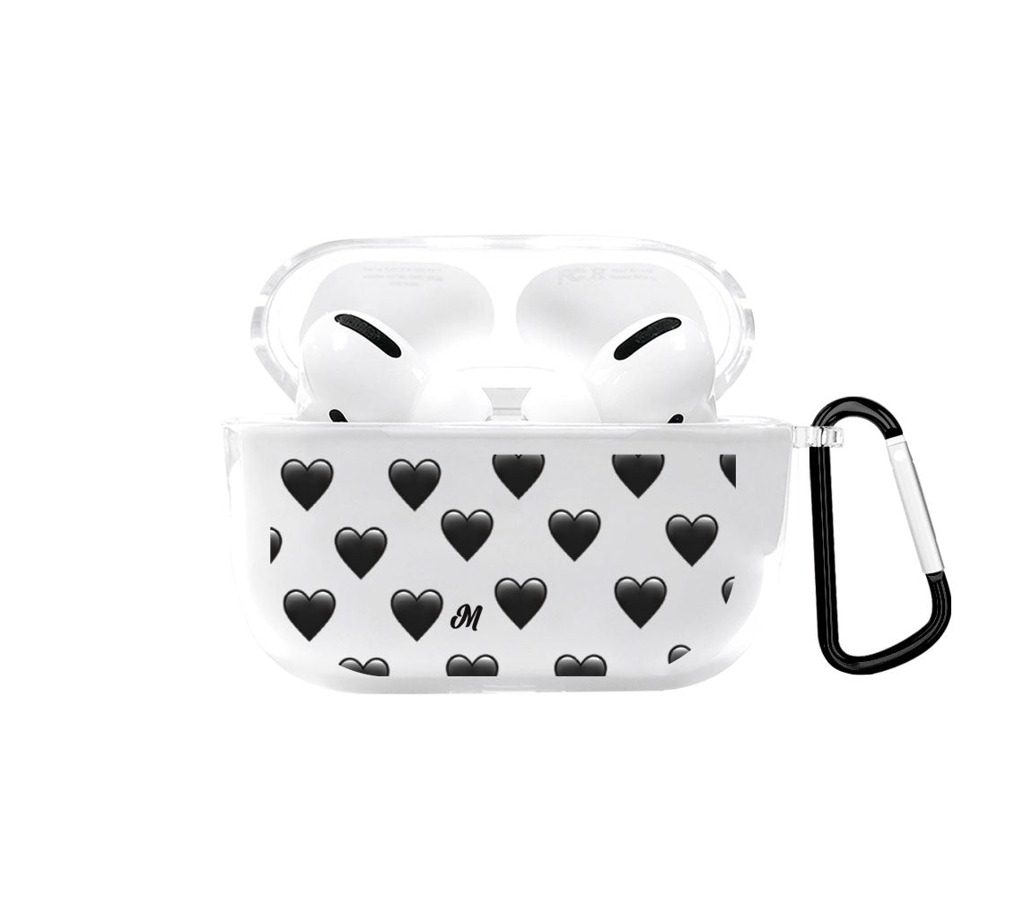 Corazón Negro Airpods case - Mandala Cases