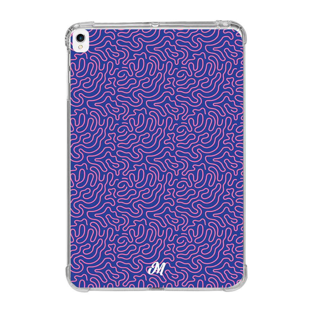 Pink Crazy Lines iPad Case - Mandala Cases