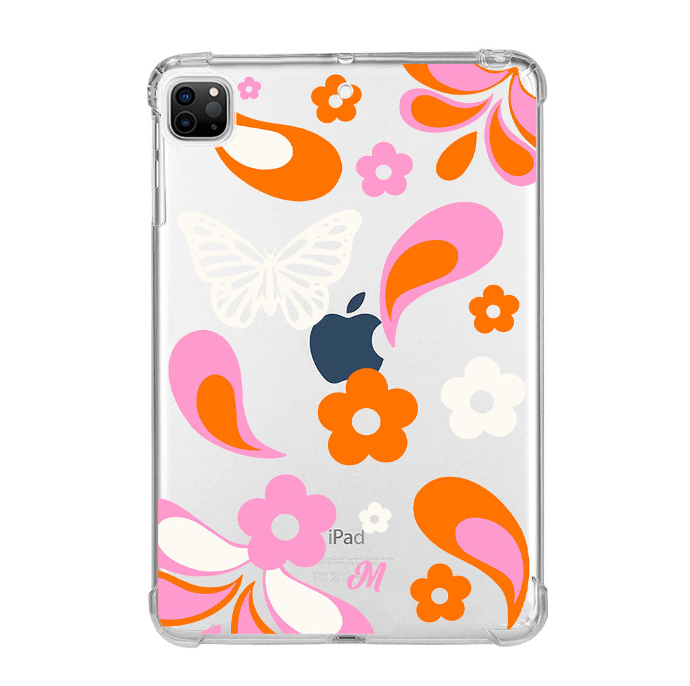 Flores Rojas Aesthetic iPad Case - Mandala Cases