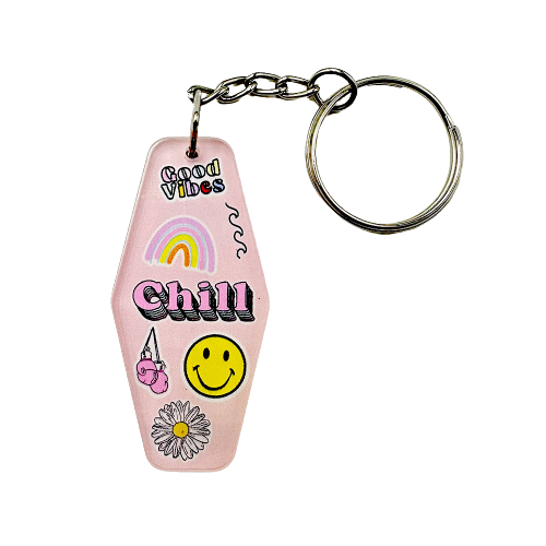 Llavero CHILL SUMMER STICKERS - Mandala Cases