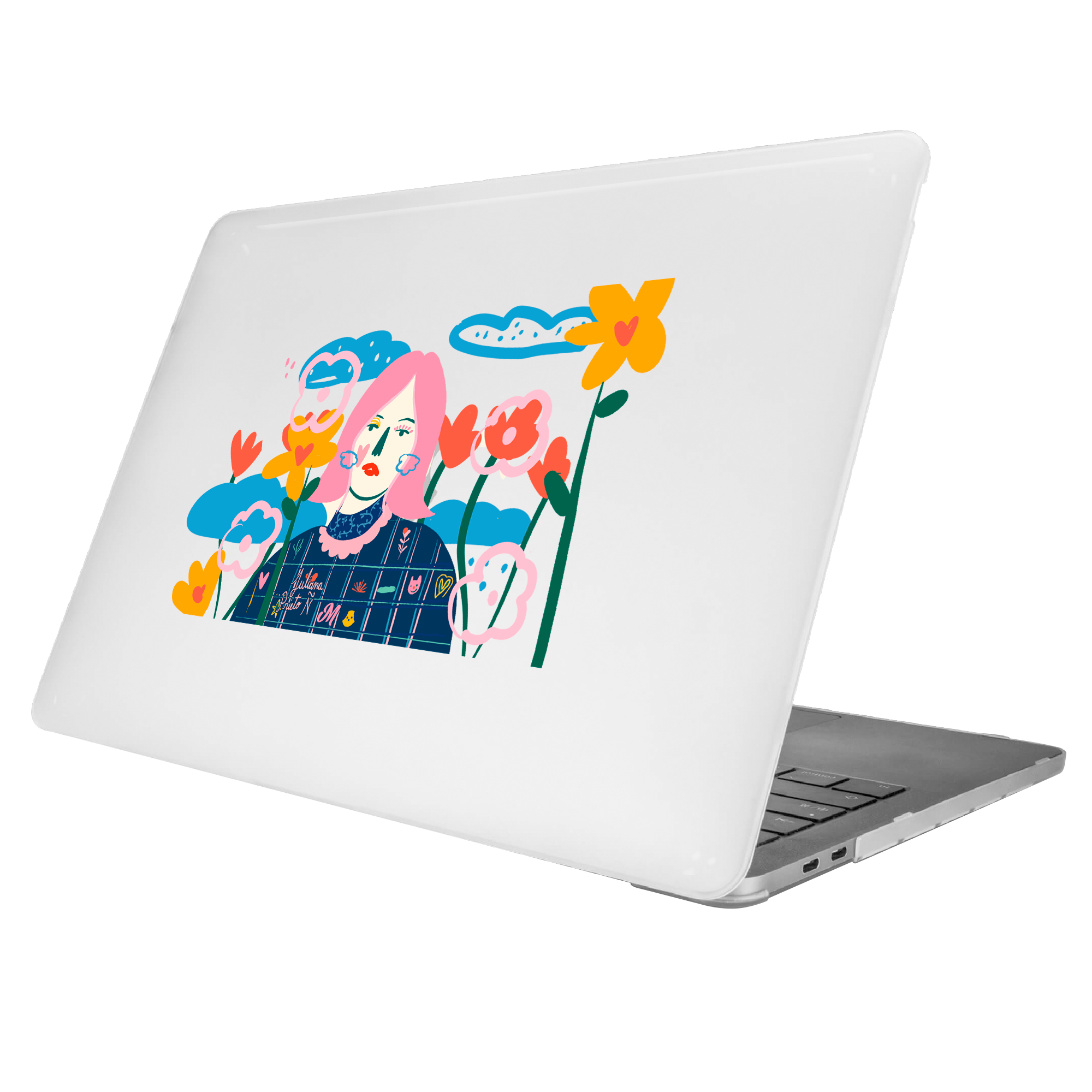 Rosa Florencia MacBook Case - Mandala Cases
