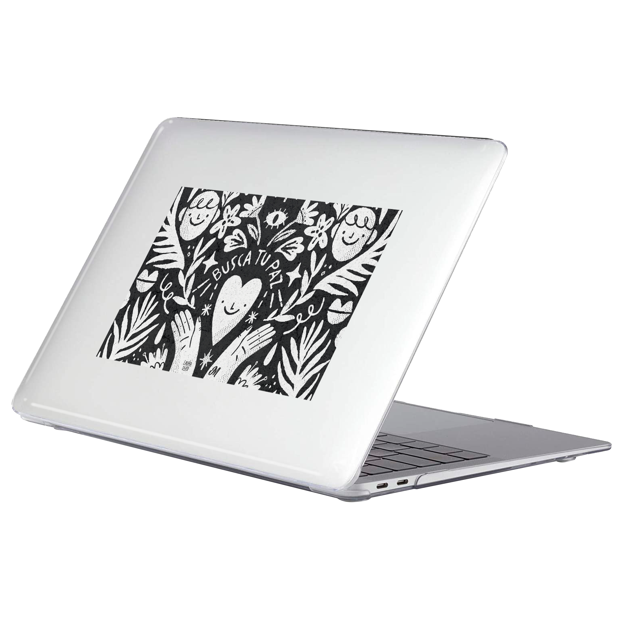 Busca tu paz MacBook Case - Mandala Cases