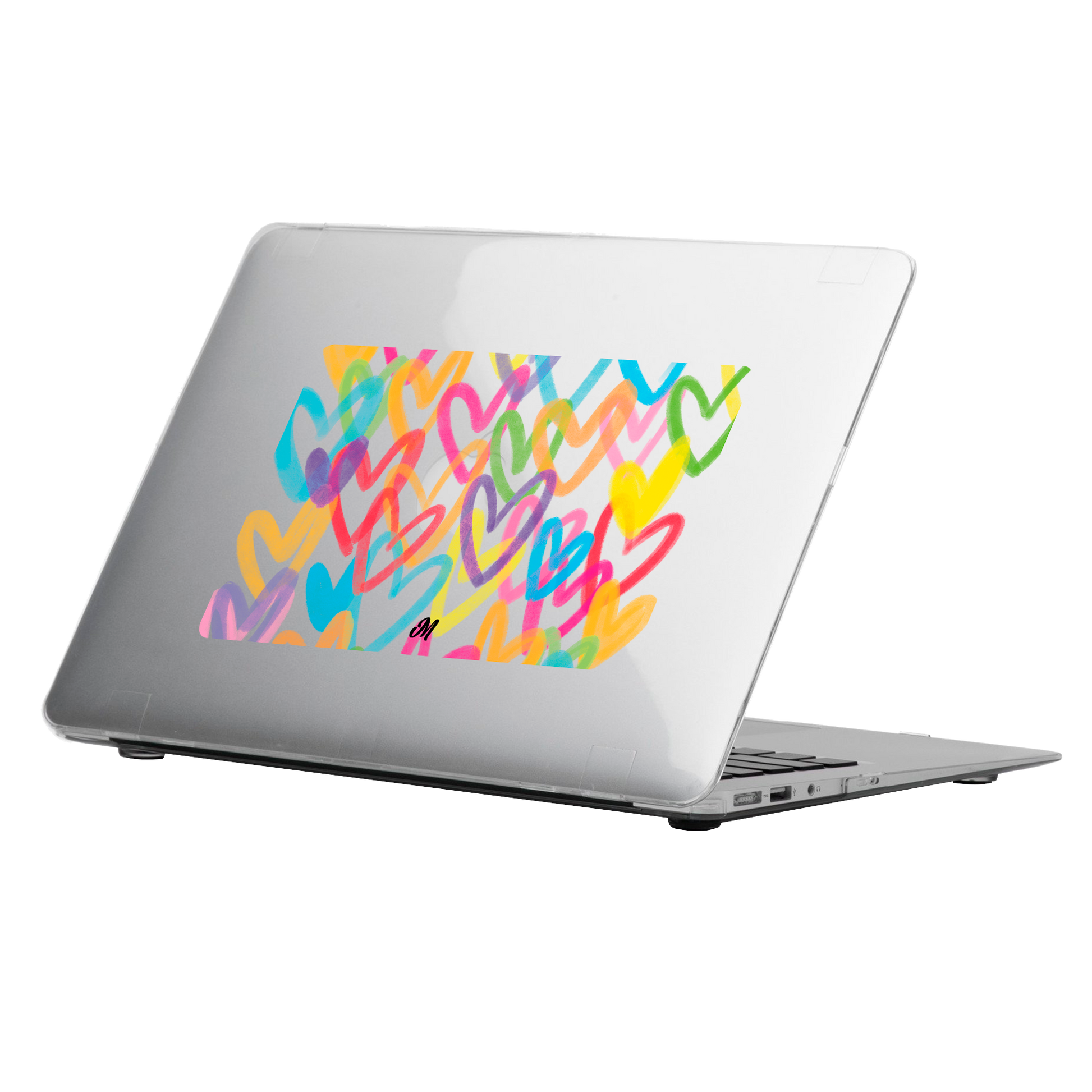Corazones Arcoíris MacBook Case - Mandala Cases
