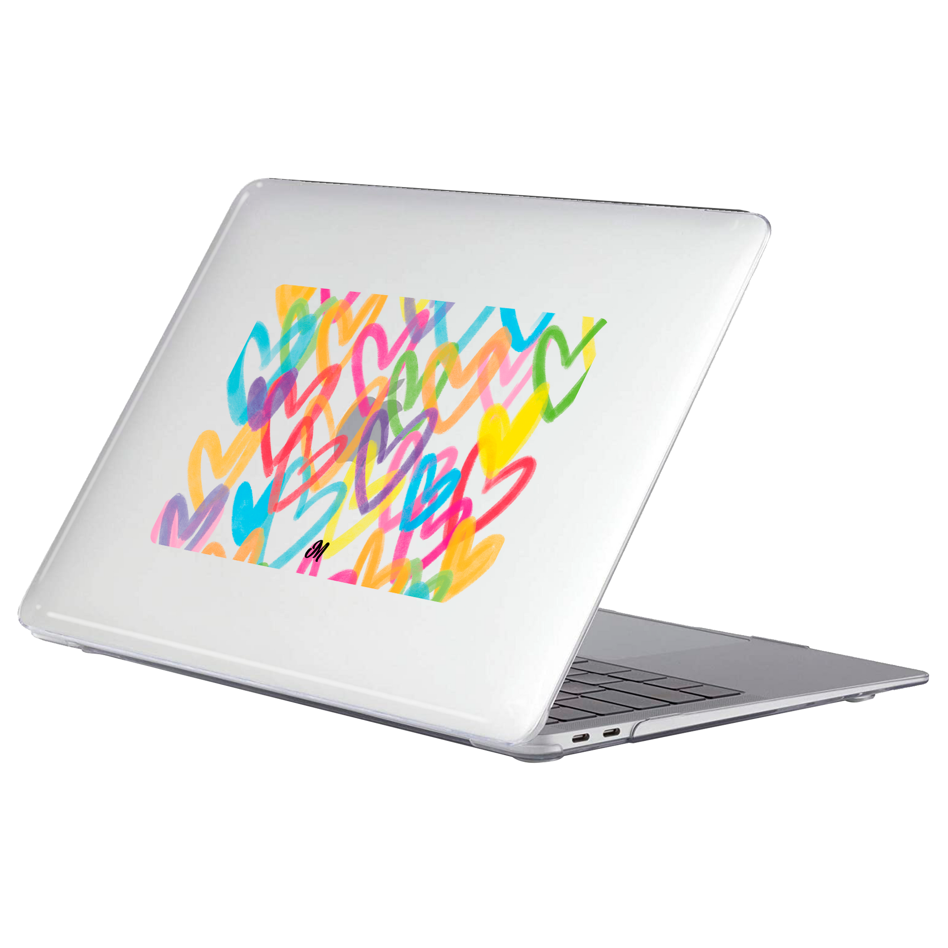 Corazones Arcoíris MacBook Case - Mandala Cases