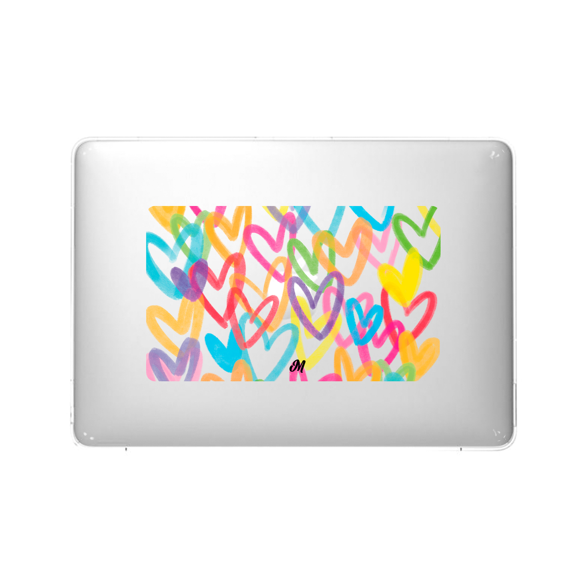 Corazones Arcoíris MacBook Case - Mandala Cases