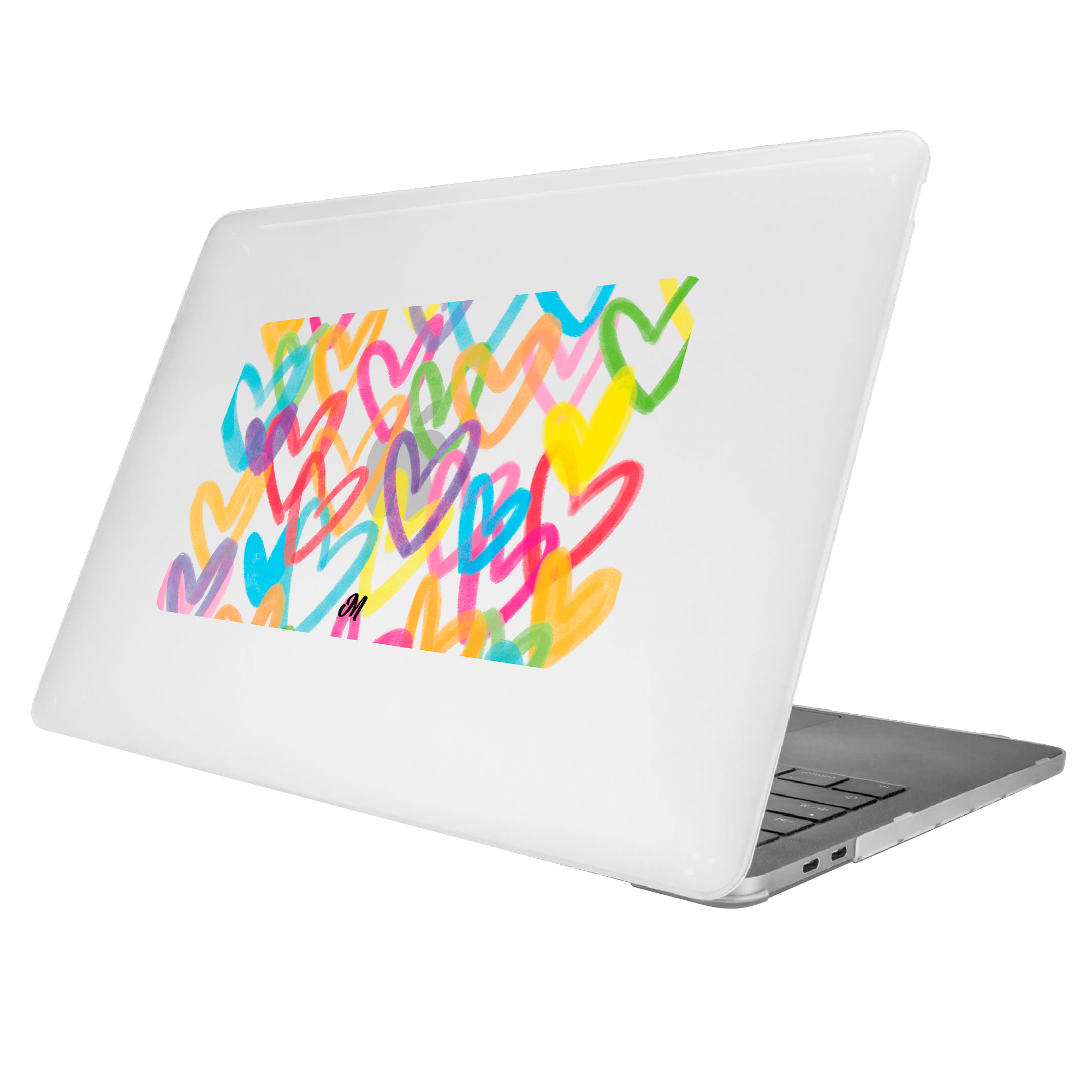 Corazones Arcoíris MacBook Case - Mandala Cases