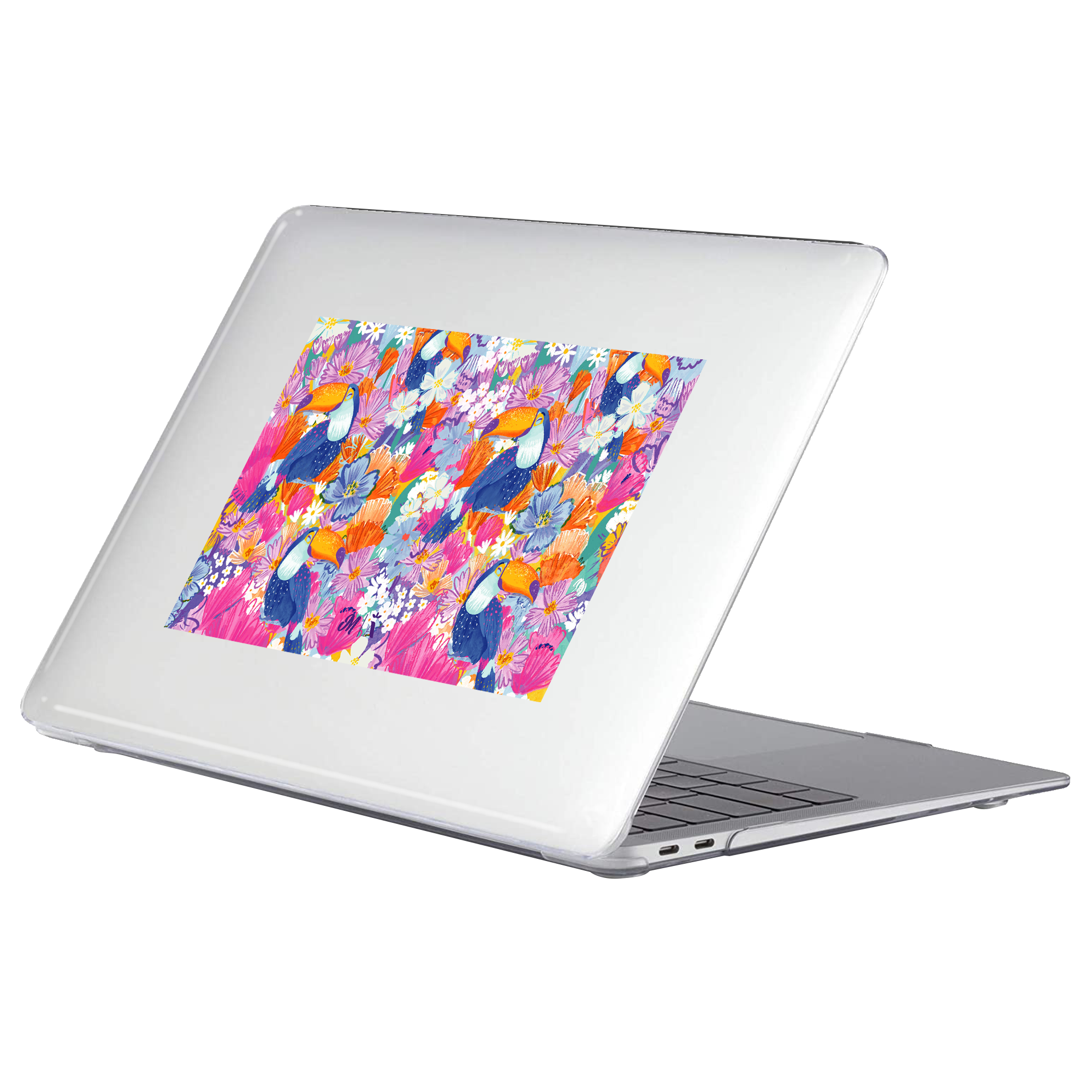 Tucán Floral MacBook Case - Mandala Cases
