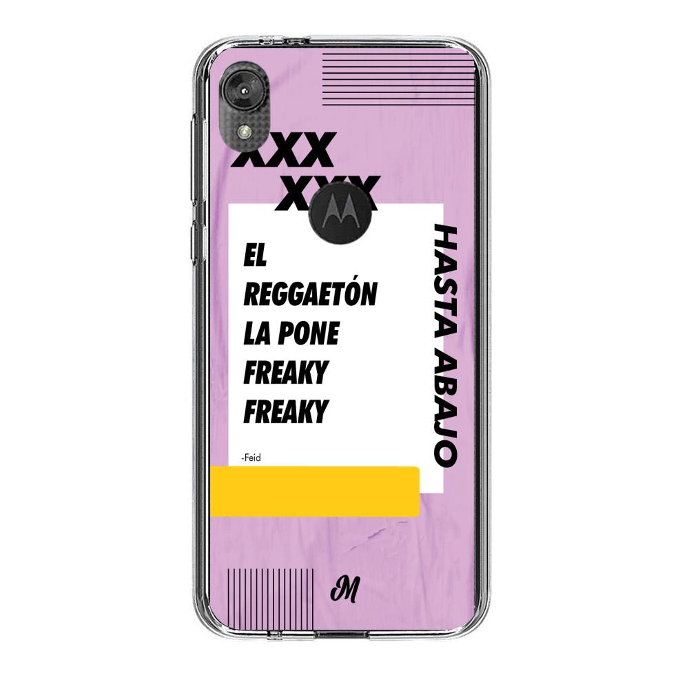 Case para Motorola E6 play Freaky freaky morado - Mandala Cases