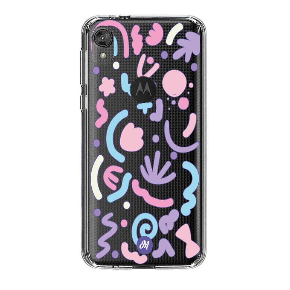 Cases para Motorola E6 play Colorful Spots Remake - Mandala Cases