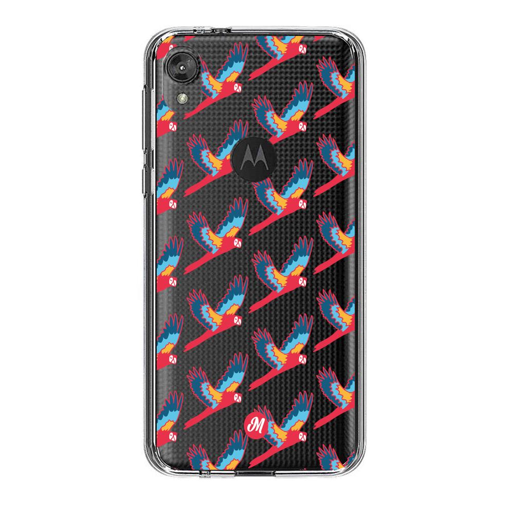 Cases para Motorola E6 play Guacamayo escarlata - Mandala Cases
