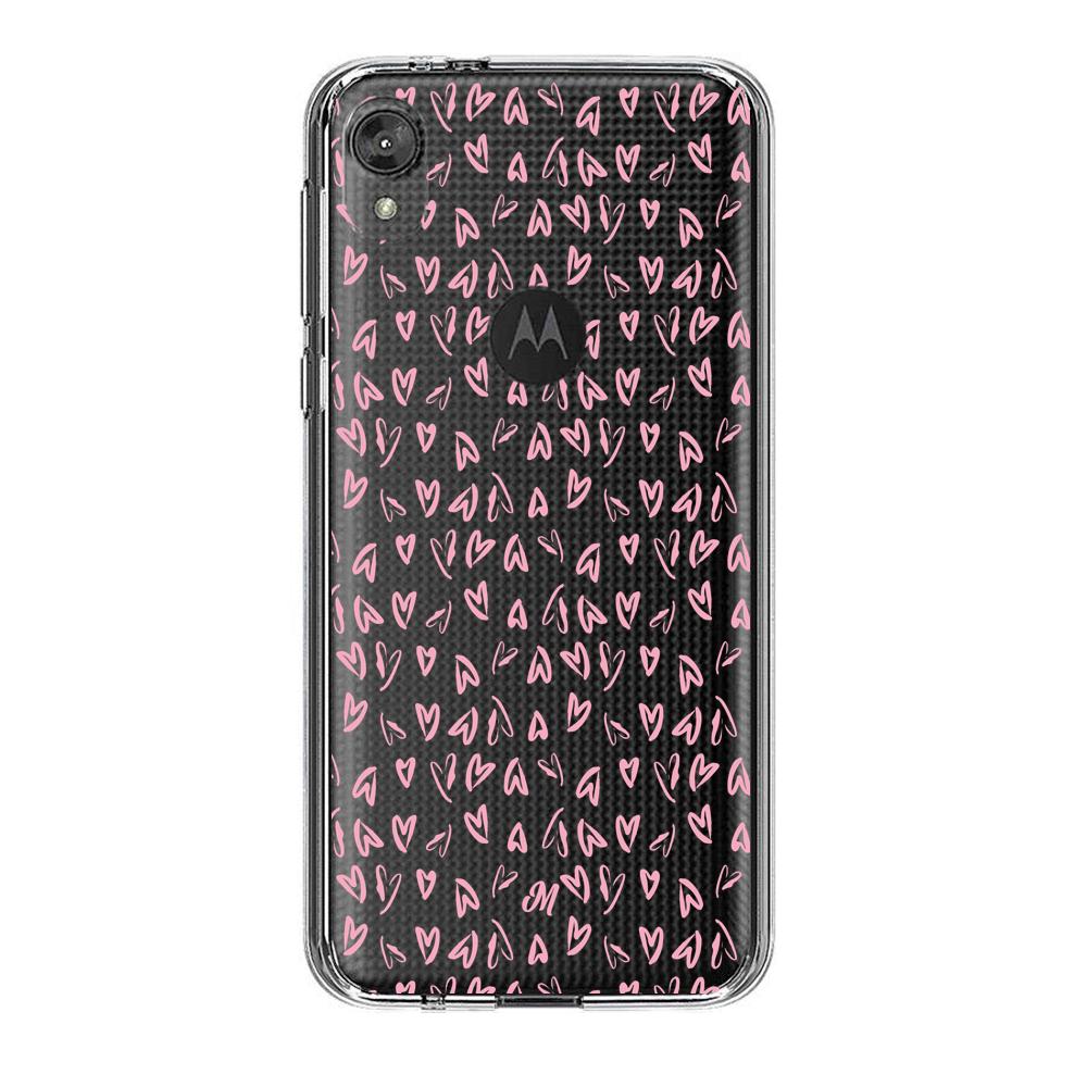 Cases para Motorola E6 play Corazónes Coquette - Mandala Cases