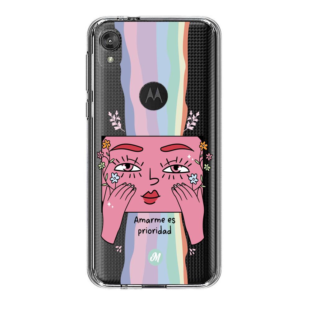 Cases para Motorola E6 play Amarme es prioridad - Mandala Cases