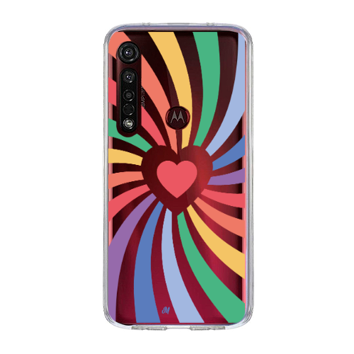 Funda Pride Heart Motorola - Mandala Cases