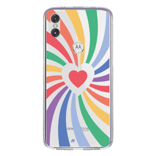 Funda Pride Heart Motorola - Mandala Cases