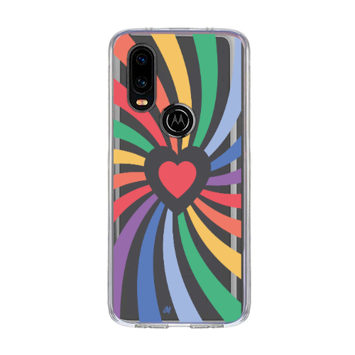 Funda Pride Heart Motorola - Mandala Cases