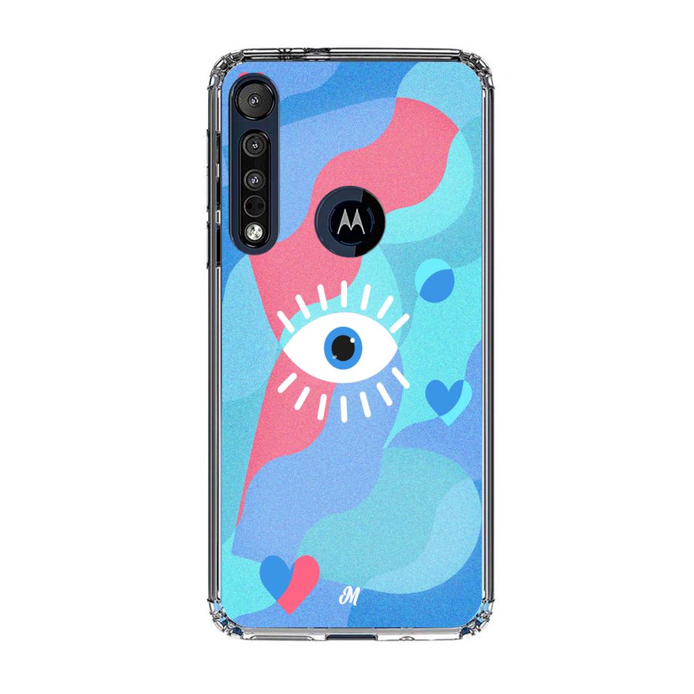 Case para Motorola G8 play Amor azul - Mandala Cases