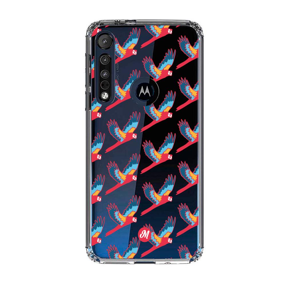 Cases para Motorola G8 play Guacamayo escarlata - Mandala Cases